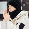 Thickened Men Winter Cap Windproof Ski Pullover Cap Soft Plush Neckerchief  Women