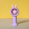 3-Speed Colorful Mini Handheld Electric Fan with Phone Holder and Base