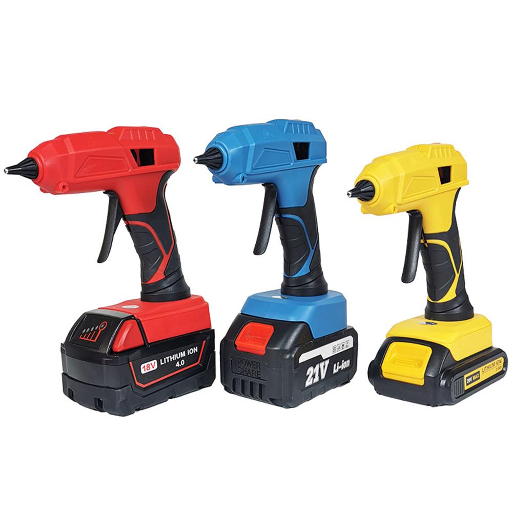 100 Вт полноразмерный пистолет для горячего клея с 5 шт. клеевыми стержнями, быстрый предварительный нагрев, промышленный клеевой пистолет, пистолет для термоплавкого клея для декоративно-прикладного искусства и DIY