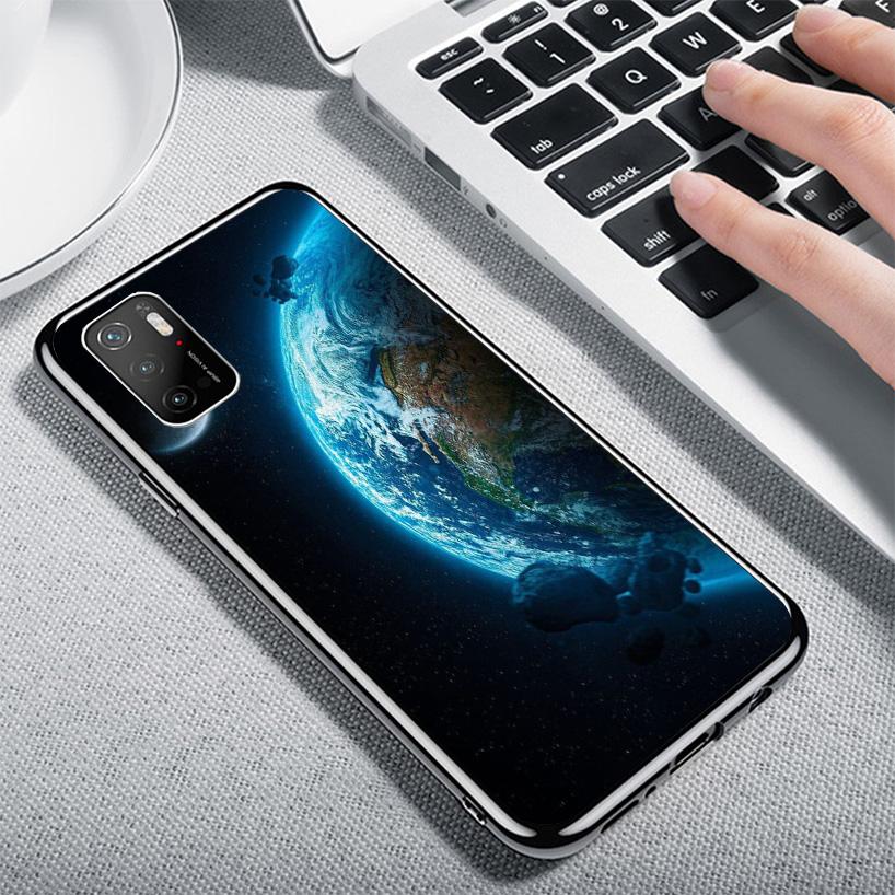 Earth Stars Space Phone Case For Xiaomi Poco X7 X6 X5 Pro F7 Ultra Redmi 15C 15 13 13C 12 12C 10 10A 10C 9 9A 9C 9T Shell Poco X