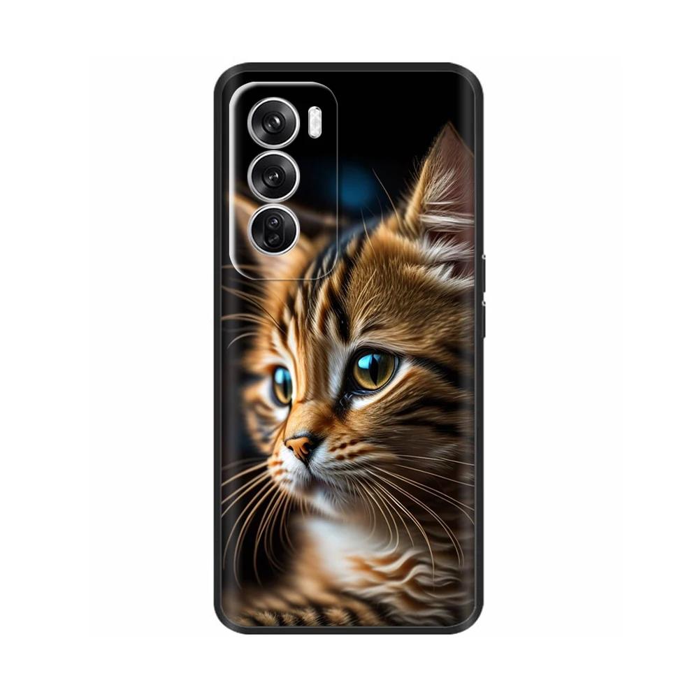 Чехол для OPPO Reno 12 5G Новый модный окрашенный чехол Силиконовый мягкий ТПУ чехлы для телефона Для OPPO Reno 12 Pro 5G Корпус reno12 Pro Fundas