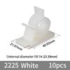 10Pcs Self-Adhesive Cable Organizer Clips Adjustable Cable Tie Mounts  Desk Cable Management