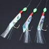 5Pc/Set Multi-Color Soft Silverskin Fishing Lure Set Imitation Shrimp Bait With Crystal Barbed Hook Variety Fishing Lures Tackle