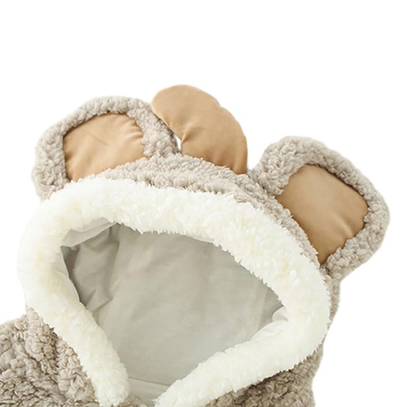 Kids Cape Baby Boys and Girls Hooded Cloak Solid Color Warm Children's Shawl Coat