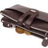 Практичный женский кошек из натуральной зернистой кожи CANPELLINI Wallet 21632 Коричневый