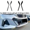 Car Front Bumper Air Vent Trim Spoiler For BMW 5 Series G60 G61 i5 M Sport 2024+ Canards Blade Side Splitter Stickers Cover