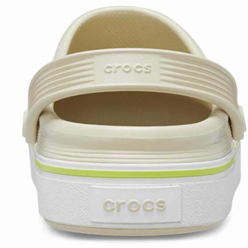 Crocs EVA Классические сабо Спортивные сандалии Унисекс Кость белый