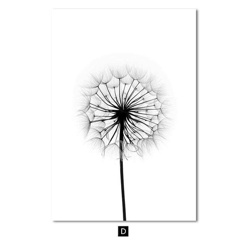 Плакат с цветами пиона, цитаты о любви, модная девушка, холст, художественный принт, одуванчик, современная живопись, настенные панно для декора гостиной