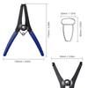 Spring Clamp Pliers with 10 Miter Clamps Woodworking Tool Miter Pliers and Clips for Frames Moldings Wooden Composite
