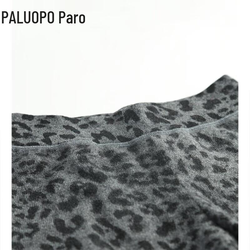 Женские леггинсы PALUOPO с леопардовым принтом, с высокой талией, из кашемира