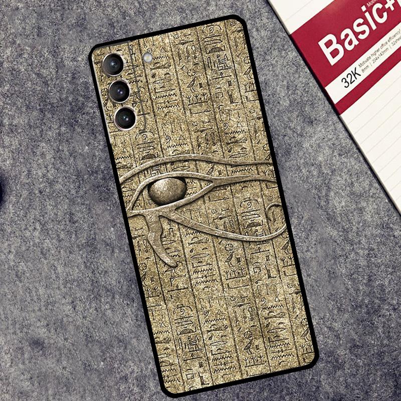 Священный Глаз Гора Египет Фреска Чехол Для Samsung Galaxy S24 Ultra S23 S22 S20 S21 FE S8 S9 S10 Plus Note 10 20 Ultra Чехол