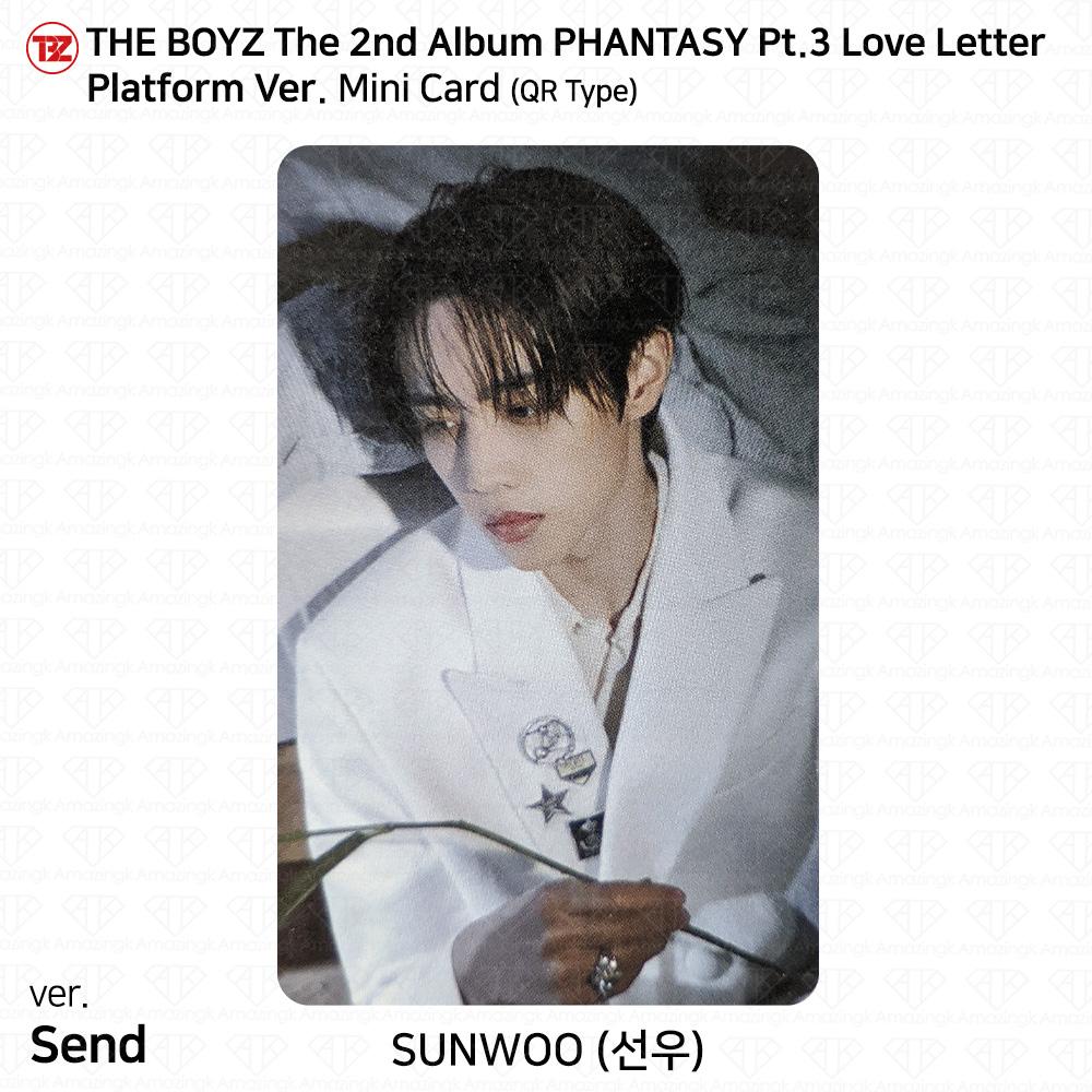 THE BOYZ Phantasy Pt.3 Платформа для любовных писем, версия QR Селфи, официальная фотокарточка