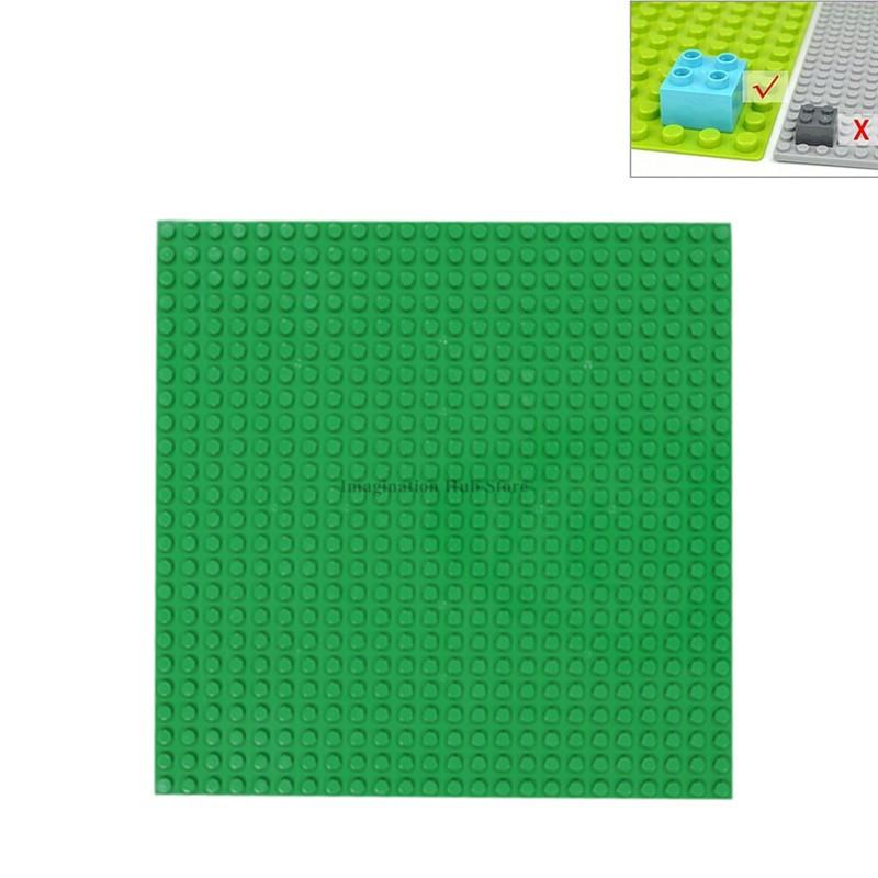 Большая базовая пластина для строительных блоков 24x24 точки, Базовая пластина-аксессуар для DIY настенной сцены, Совместима со всеми классическими брендами игрушек-кирпичиков