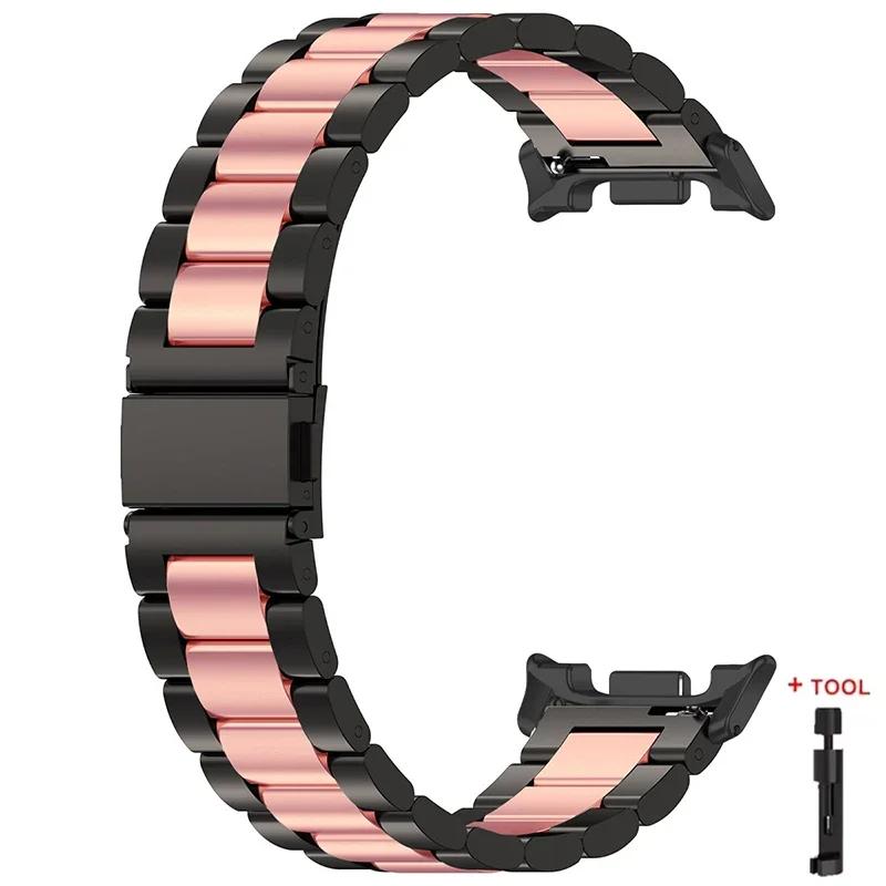 Ремешок из нержавеющей стали для Samsung Galaxy Watch 8/Classic 8 40 мм 44 мм Ремешок для Watch Ultra 2 Ремешок для Galaxy Watch 7 Ultra