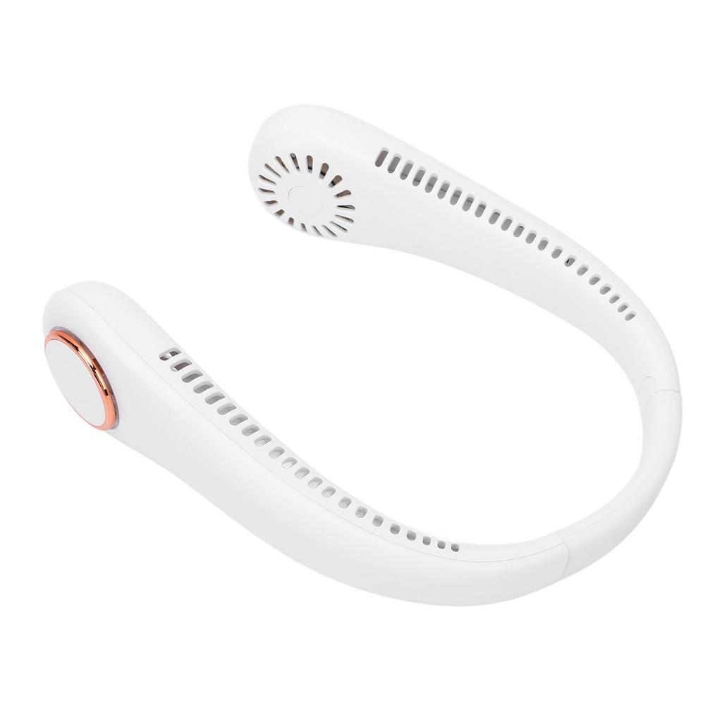Складной портативный вентилятор на шею, USB-перезаряжаемый, подвесной, hands-free, без лопастей, на батарейках, носимый, тихий охладитель