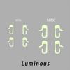 For Tesla Model 3 Y Door Open Exit Button Reminder Luminous Sticker Fluorescent Paste Car Interior Accessories 2017-2020