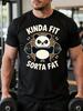 Хлопковая футболка с пандой, повседневная, винтажная, athleisure, мужская, для фитнеса, мускулистая, черная - Мужская летняя хлопковая футболка с принтом