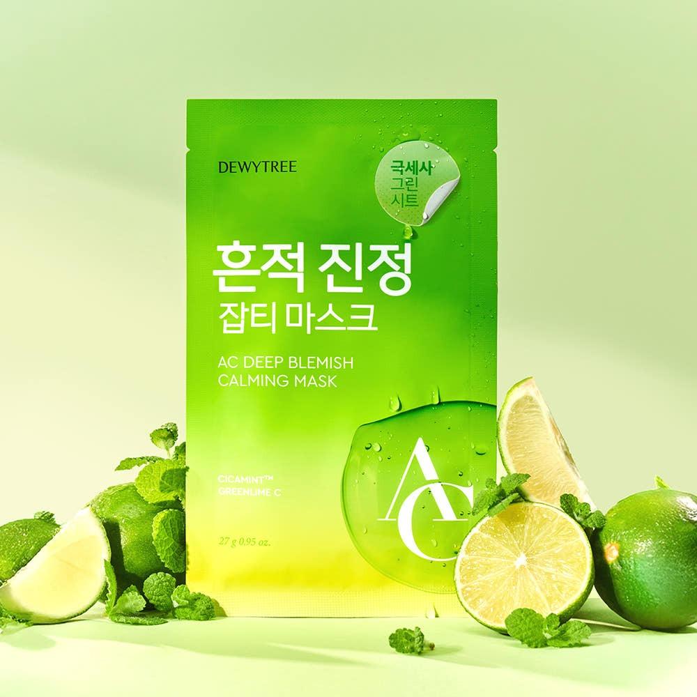 Dewytree AC Deep Calming Spot Sheet Mask Blemish Care 27g x 10 Sheets