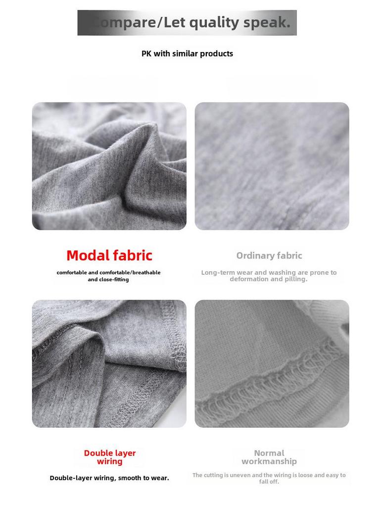 Women's Spring & Summer Loose Sleeveless Modal Skirt with Inner Petticoat - Large Size All-Match Dress