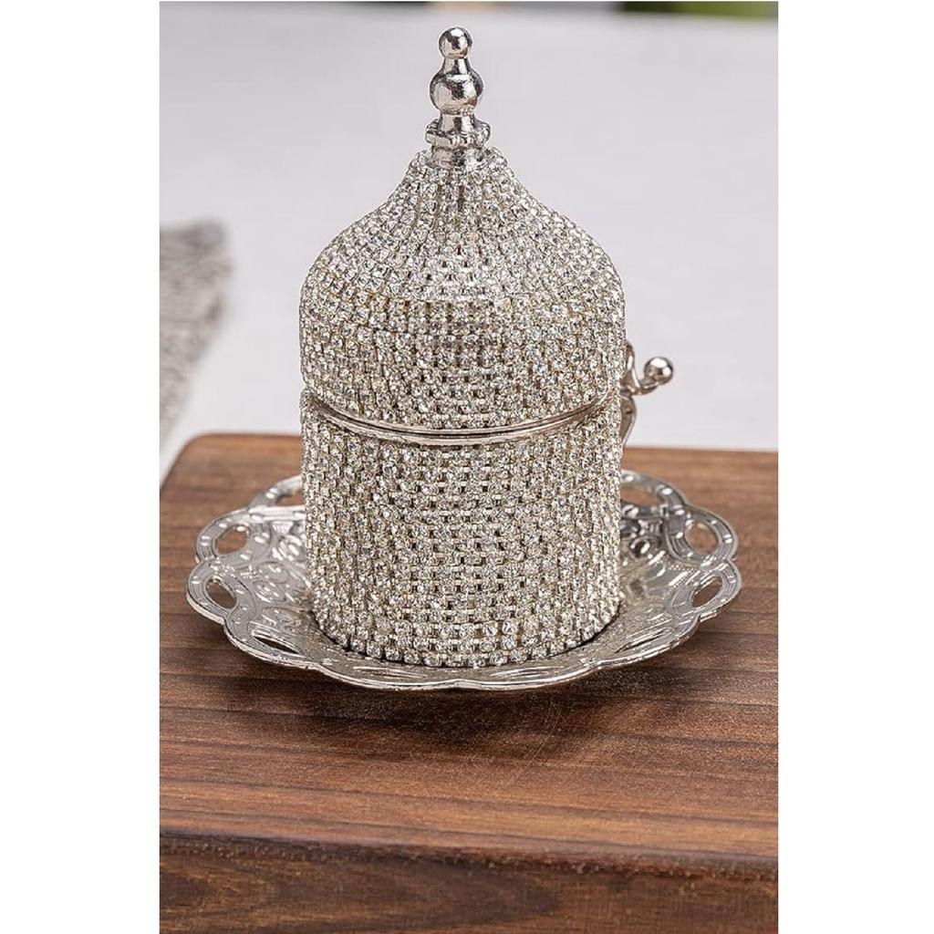 Набор кофейных чашек из 6 предметов, набор кофейных чашек Crystal Stone, набор эспрессо, 27 предметов