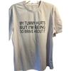 Unbranded XL My Tummy Hurts But I’m Being So Brave About It Short Sleeve T-Shirt