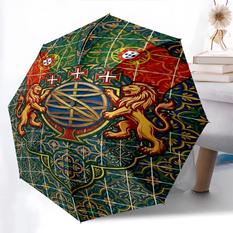 National Emblem Portugal Folding umbrella travel Portable travel Gift Umbrella