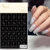 Creative Heart Star Flower Butterfly Stencil Nail Stickers Decoration DIY Manicure Tool Stamping Spray