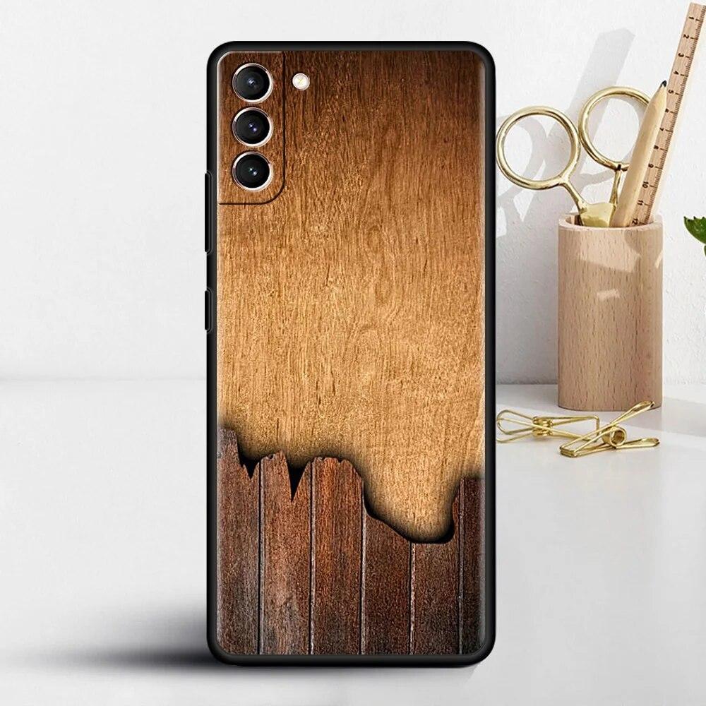 Чехол из резного дерева для Samsung Galaxy S22 S20 FE S21 S23 Plus S10 Lite S9 S8 S10e Note 20 10 Lite, силиконовый чехол для телефона