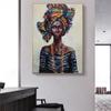 Hd принт Африка женский портрет картина маслом на холсте без рамы печатные фотографии постеры и принты домашний декор для гостиной