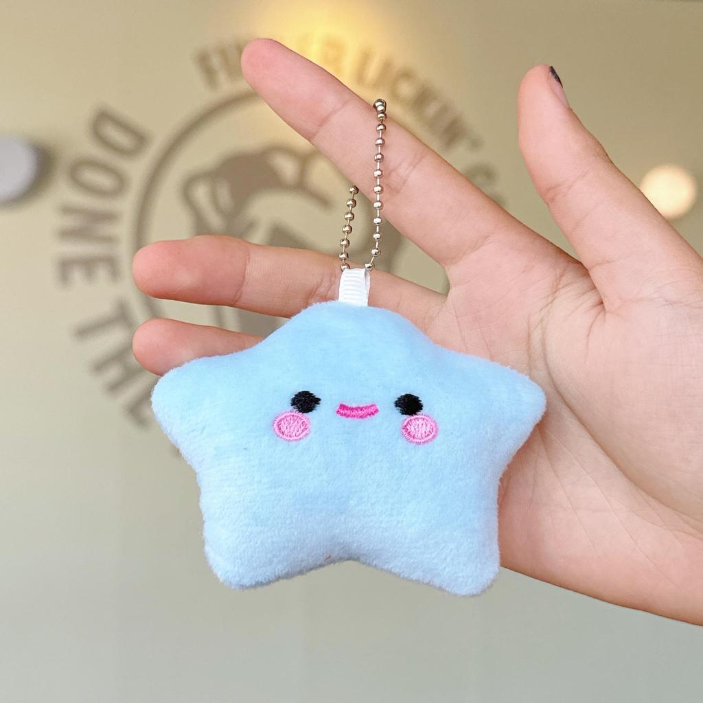 Очаровательный плюшевый брелок в виде звезды: Девичий Рюкзак Брелок Аксессуар