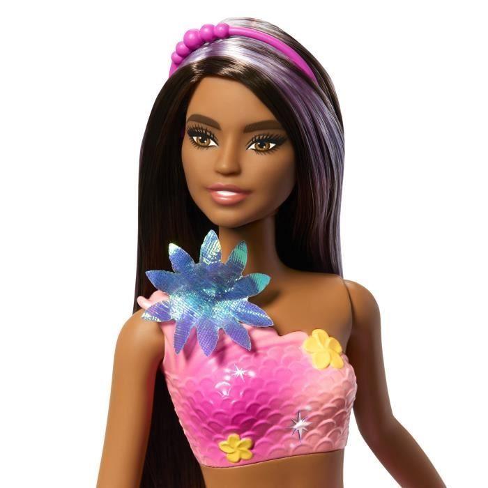 barbie Волшебный Цветок Сирены - Кукла с длинными каштановыми волосами - Барби - JDM73