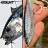 GOBAIT Металлический джиг-приманка 20г 30г 40г Вращающаяся блесна 3D Глаз Цвет Лазерный Спиннинговая снасть Лезвие Крючок Воблер-приманка Pesca VIB Приманка