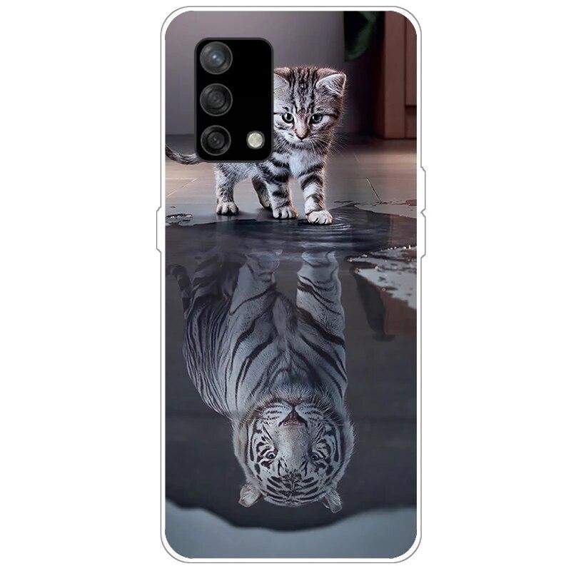 For Oppo Silicone A74 Case Case 4g Phone Case Back Cover For Fundas Oppo A74 5g A74 4g Bumper Cases 643 Inch 2021 Coque A 74