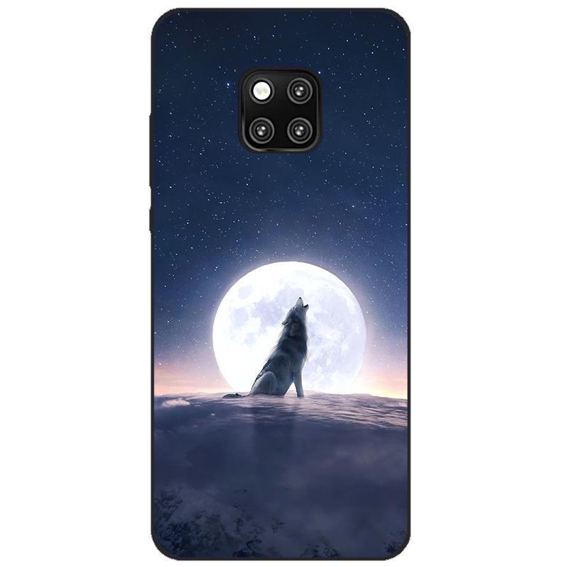 Case For Huawei Mate 20 pro case cover Silicone bumper on For Huawei Mate 20 pro Cover Coque Capa for mate20 flower
