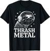 Футболка унисекс с забавным трэш-металлическим ленивцем и музыкальным дизайном Metalheads