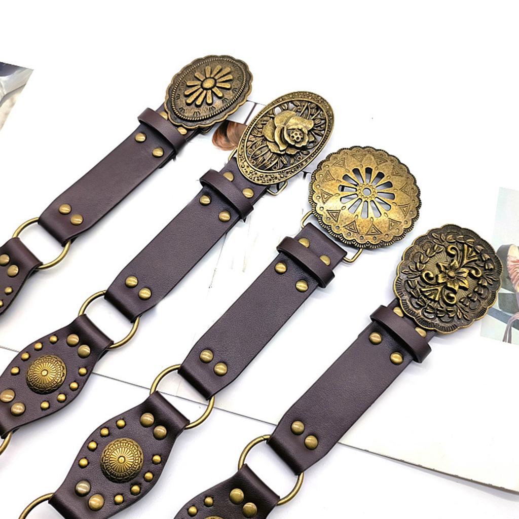 Поясной ремень с гравированной пряжкой для ковбоя, ковбойши с цветком, винтажный ремень, горячая девушка, поясная цепочка, усыпанный шипами, сексуальный ремень большого размера