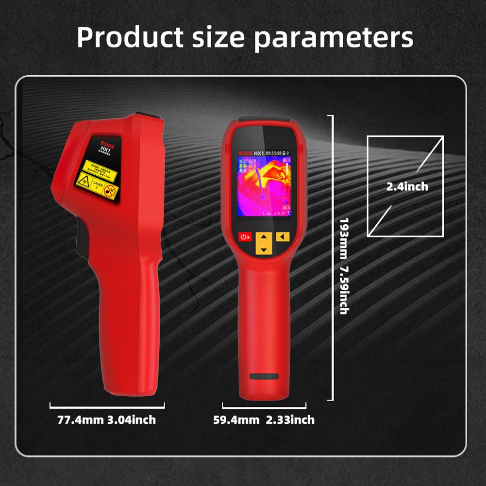 Портативный тепловизор от 20 до 550 градусов по Цельсию Малая тепловизионная камера Поддержка Максимум Минимум Центр