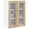 Wall Cabinet Sonoma Oak 60 x 31 x 80 cm Engineered Wood