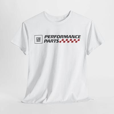 Футболка с логотипом GM Performance Parts Графическая футболка с изображением гоночного маслкара S-5XL