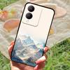Чехол для Vivo Y17s Модный Мультяшный Черный Силиконовый Мягкий Задний Чехол-Крышка Для Vivo Y17s Чехол для Телефона 6.56" Y 17 s Funda Coque