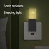 Ультразвуковая лампа от комаров, светодиодный ночник с питанием от USB, мини-репеллент от насекомых для дома, насекомых-вредителей