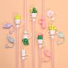 Airtight Straw Tips Cartoon Plugs Cover Cup Accessories Drinking Dust Cap Silicone Straw Plug
