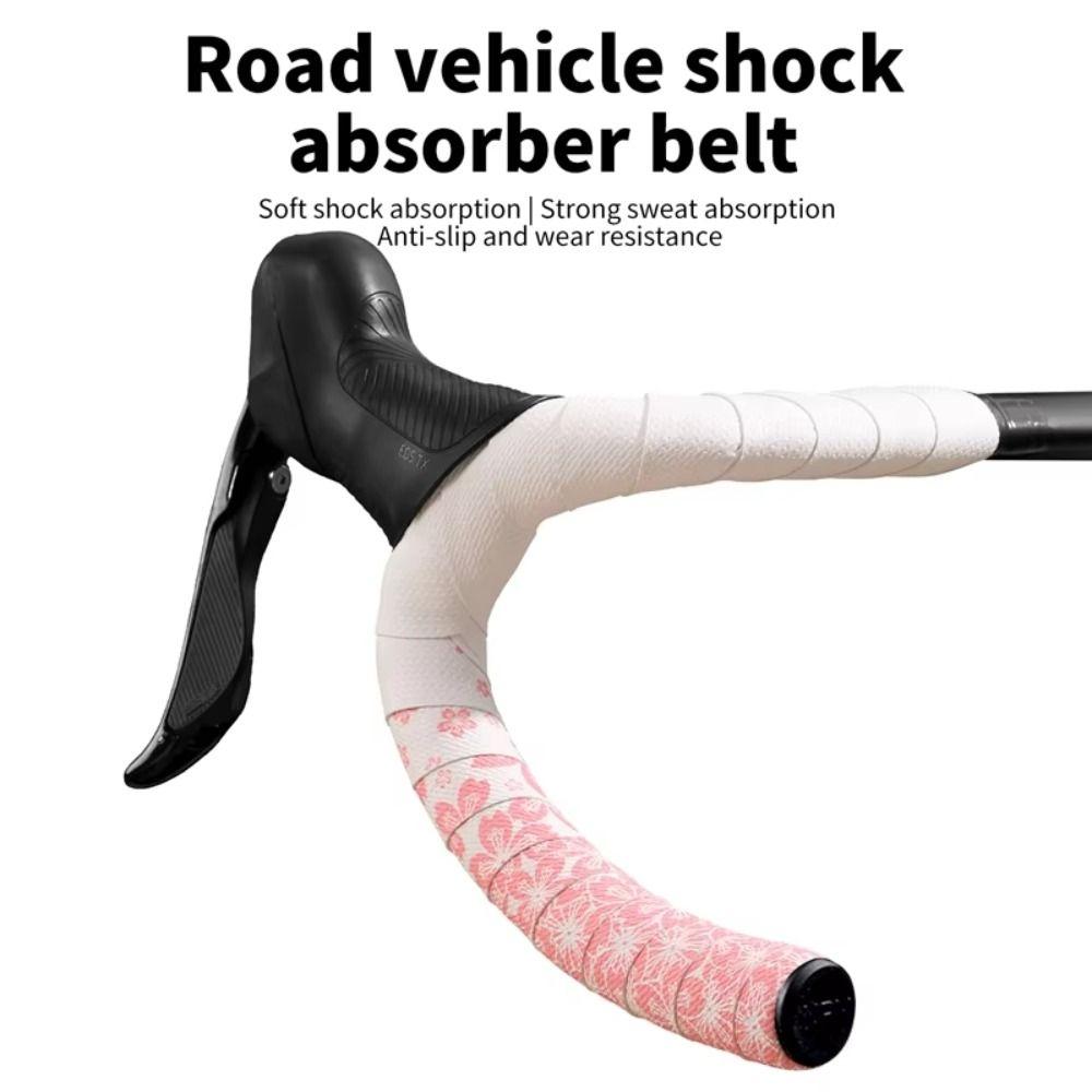 Sweat Absorbing Cycling Bar Wrap Shock-absorbing Bicycle Handlebar Belt Outdoor Sports