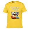 Cuphead Pure Cotton EU Size T-shirts Designer Men Tee Streetwear Designer Unisex Clothes