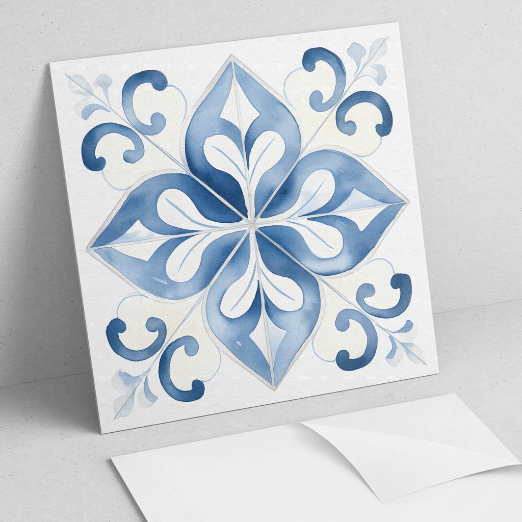 Pack of PVC Tiles with Pattern Self-Adhesive for Bedroom Floral Pattern Tiles 9x30x30 cm