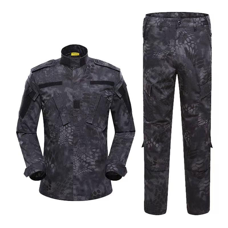 Mens Tactical ACU Style Camo Outdoor Training Suit Lightweight Hiking Camping Combat Uniform Set