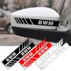 2PCS Car Rearview Mirror Decoration Sticker Emblems Styling For 3 2 5 Series E90 F10 E60 X3 F25 E46 X5 G05 F30 X5 E53 E91 M5