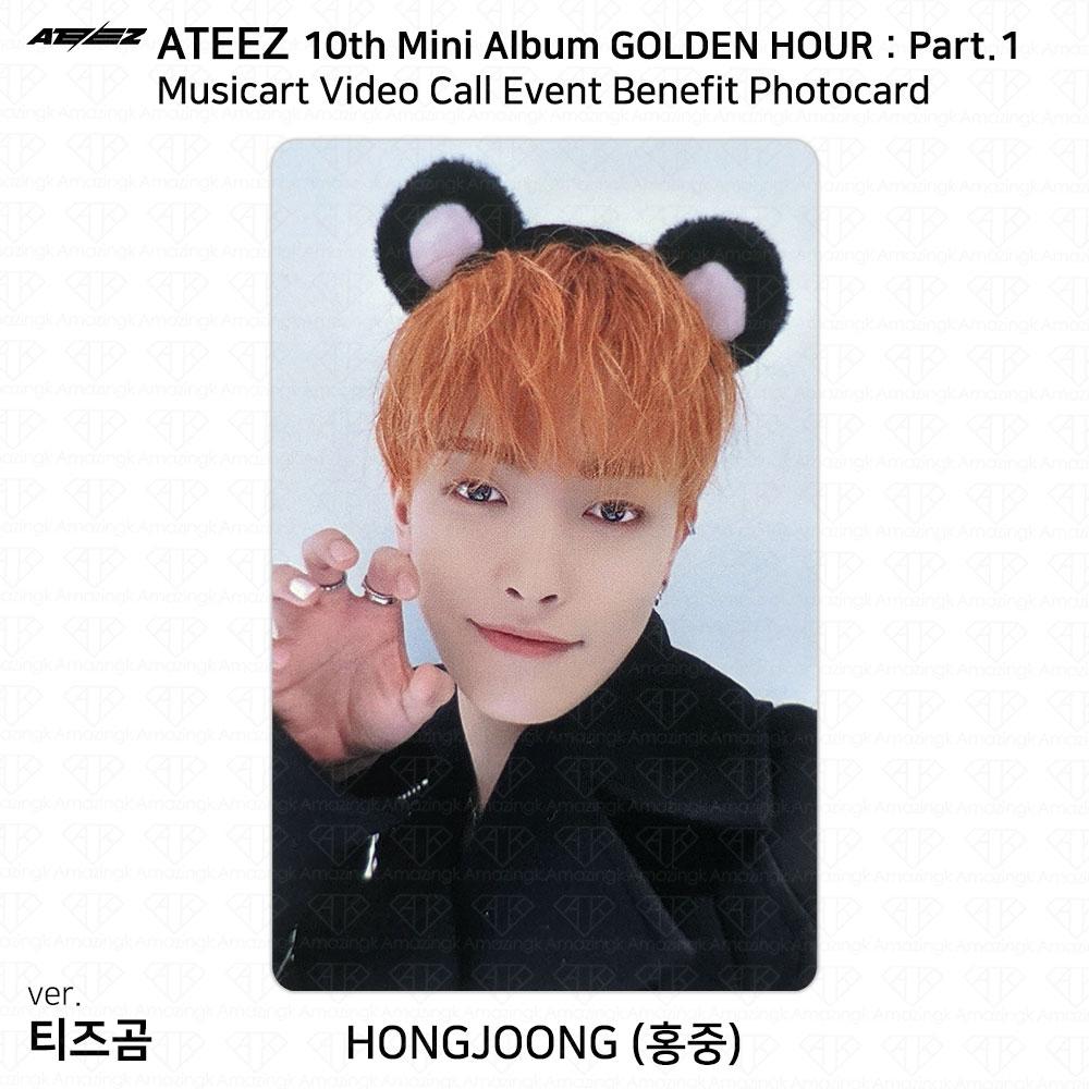 ATEEZ 10-й мини-альбом Golden Hour Part.1 Фотокарточка с видеовызовом Musicart