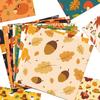 Tree Themed Thanksgiving Leaf Pumpkin Pattern Party Gift Decor Packaging Paper