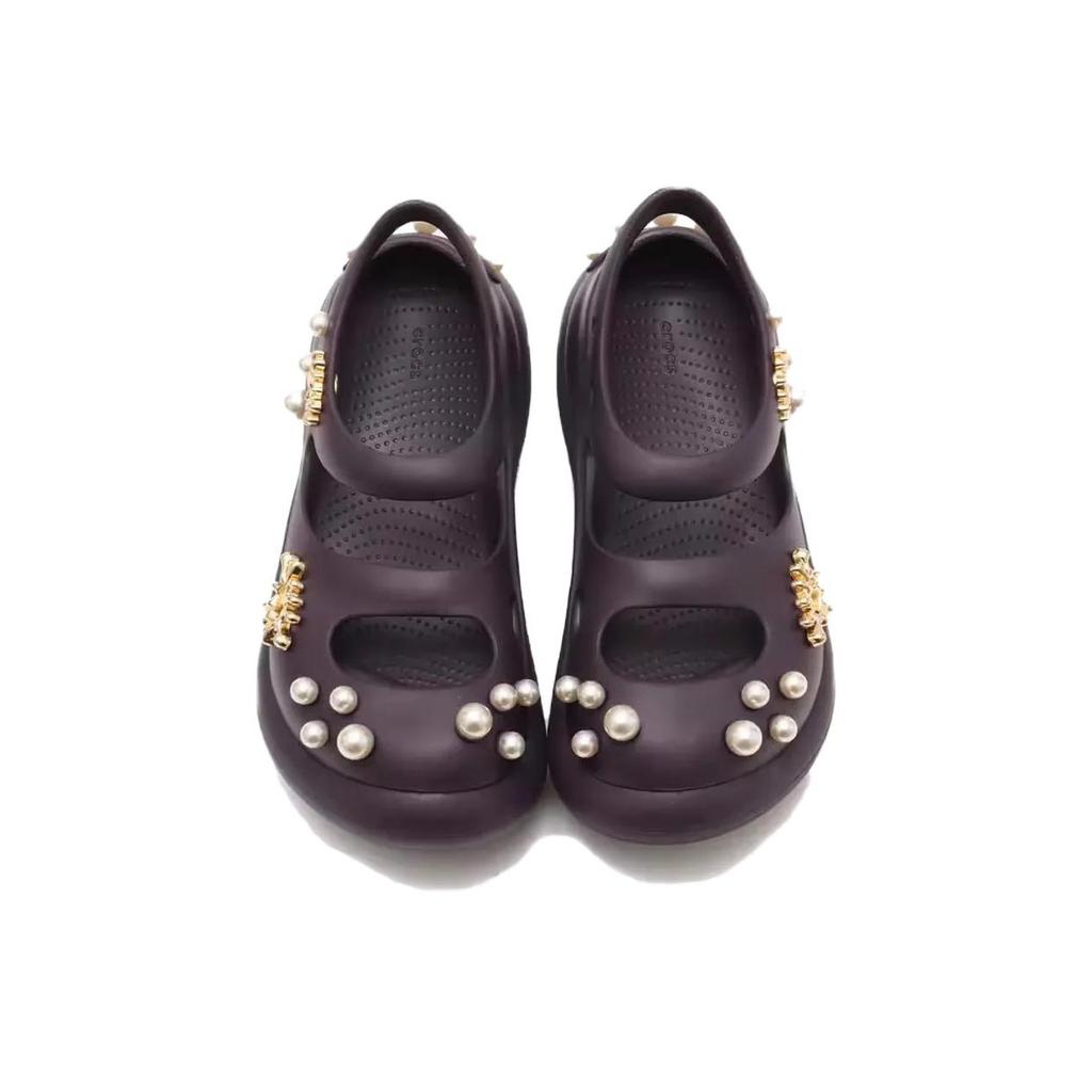 Crocs Phaedra Comfortable Minimalist Beach Sandals Women Sandals Purple 209561-6WR